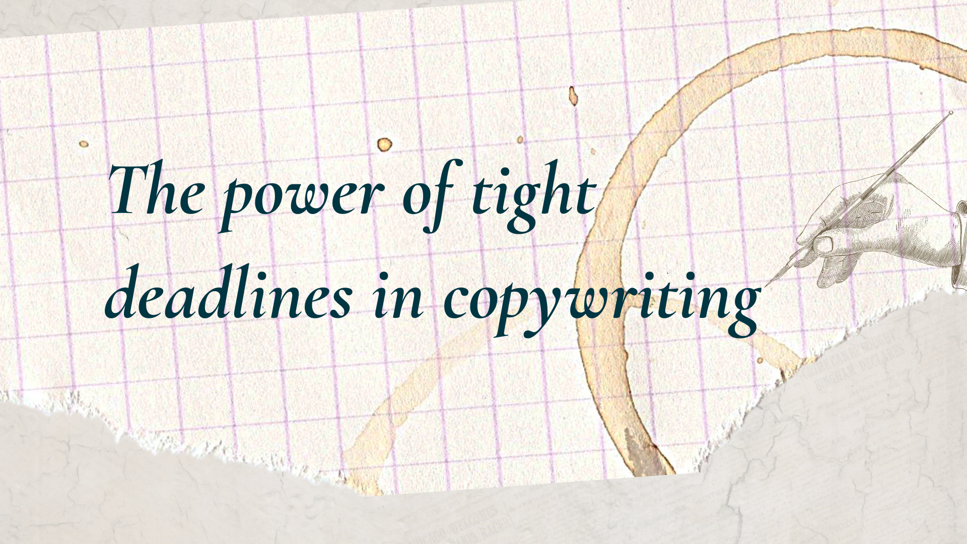 Discover the transformative impact of tight deadlines in copywriting. Unleash efficiency, creativity, and productivity with this powerful strategy.
