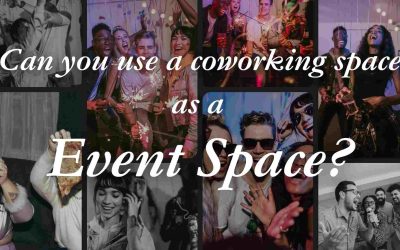 Can you use a coworking space as an event space?