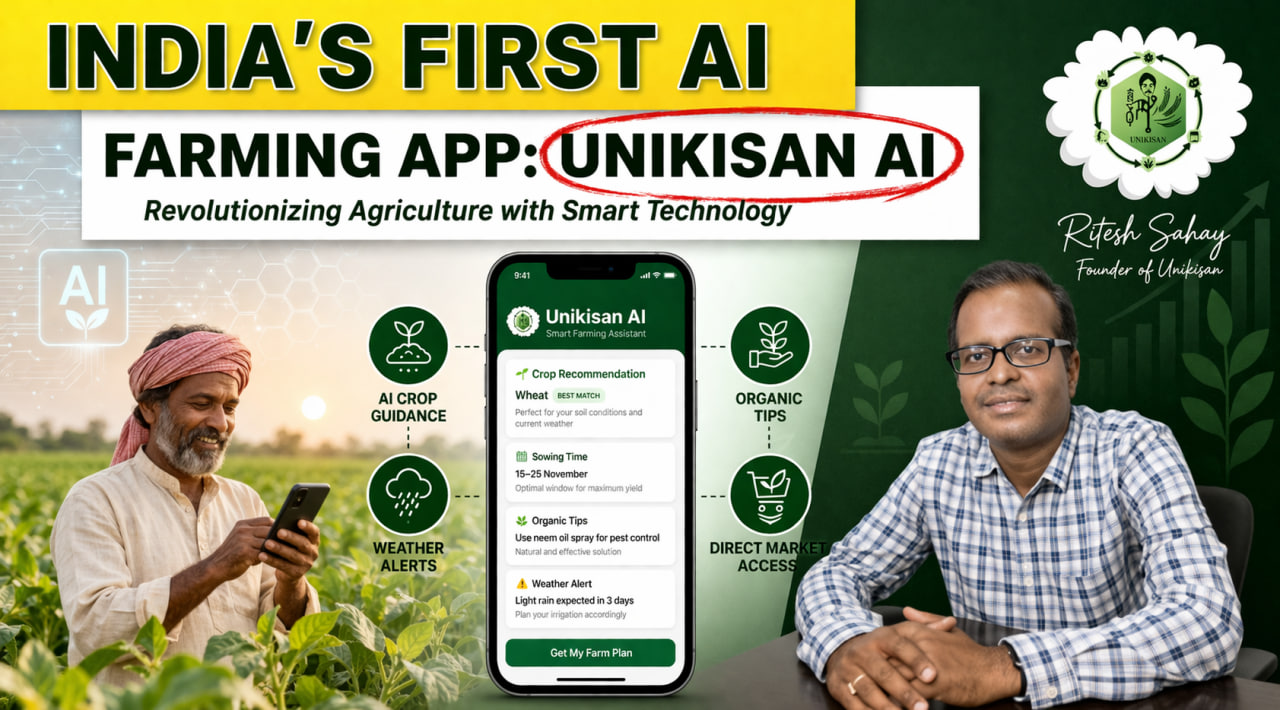 India’s First Artificial Intelligence Farming App